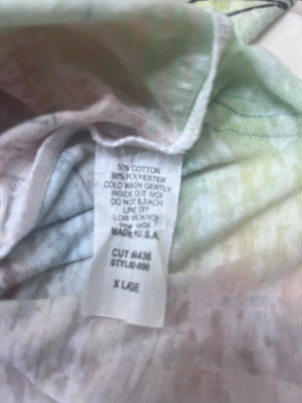 Abstract Multi-Color Scoop Neck Tunic Top - Picture 5 of 6
